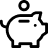Money bank icon